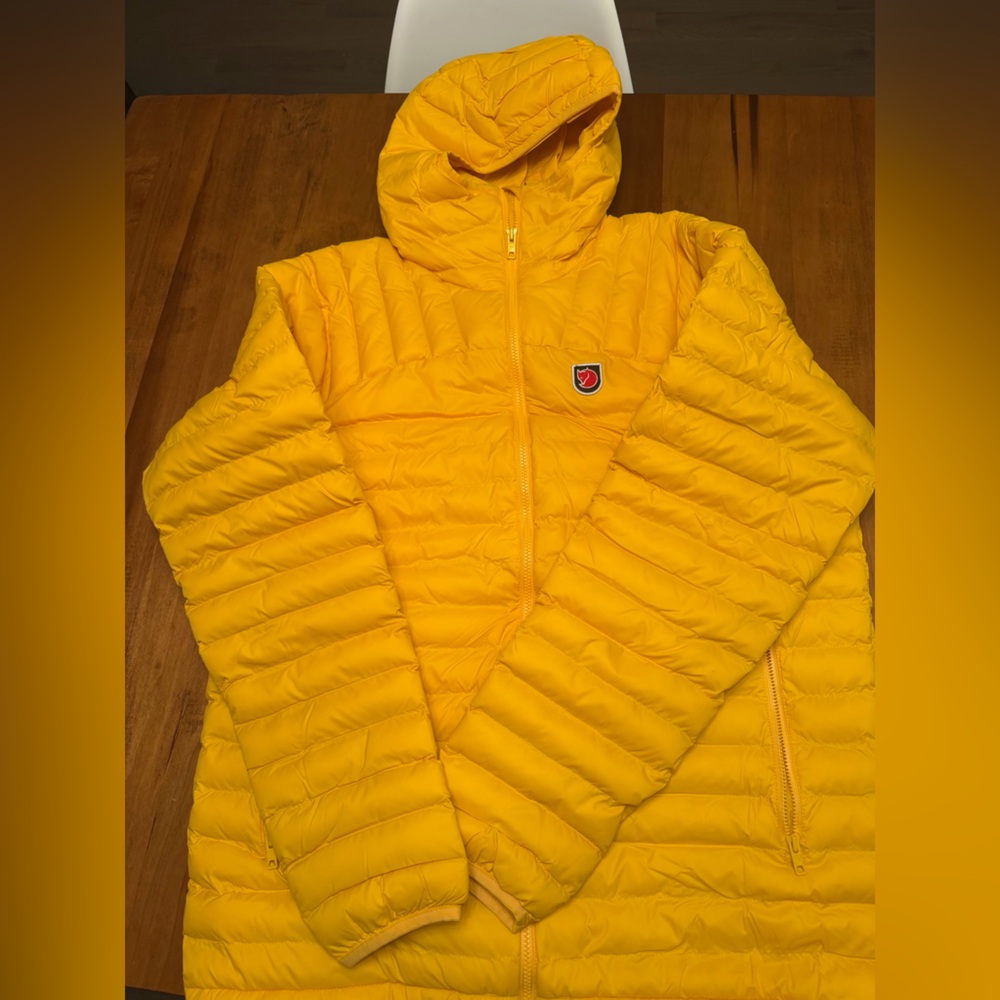Fjallraven Bright Yellow Puffer Jacket